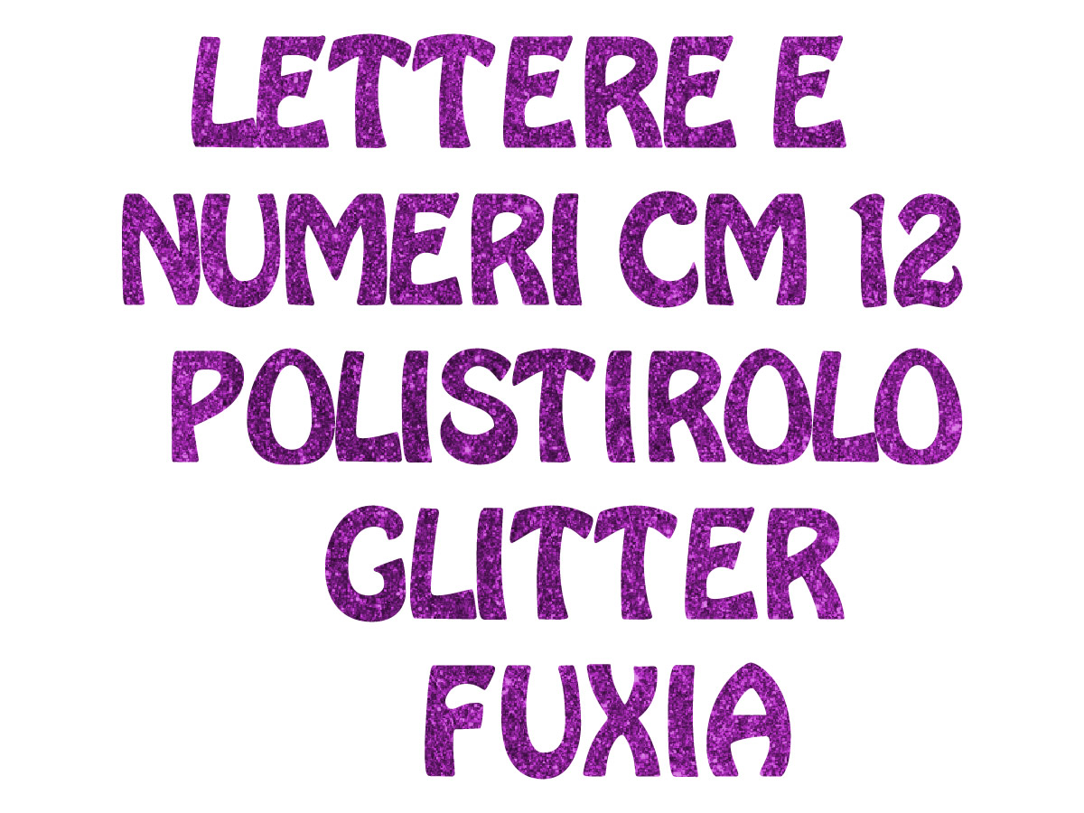 POLY GLITTER FUXIA