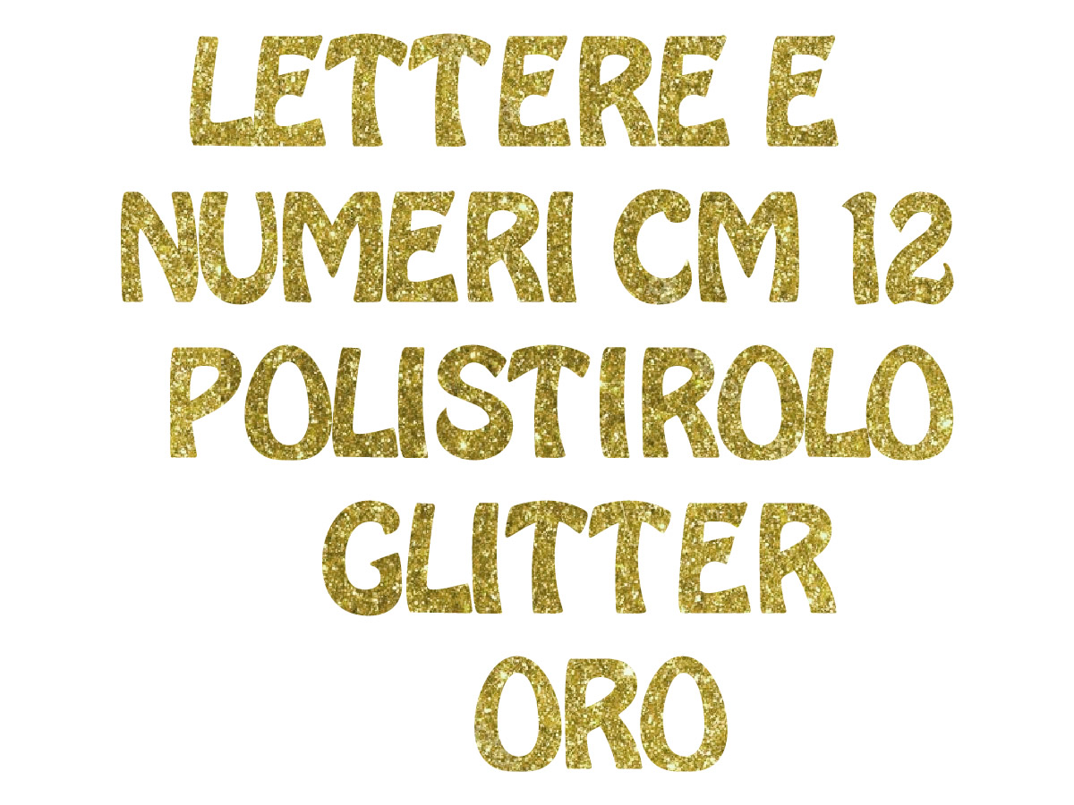 POLY GLITTER ORO