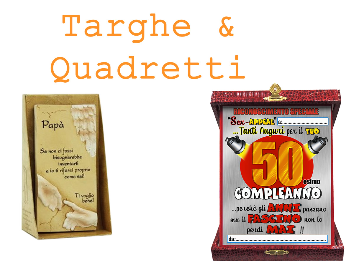 TARGHE & QUADRETTI