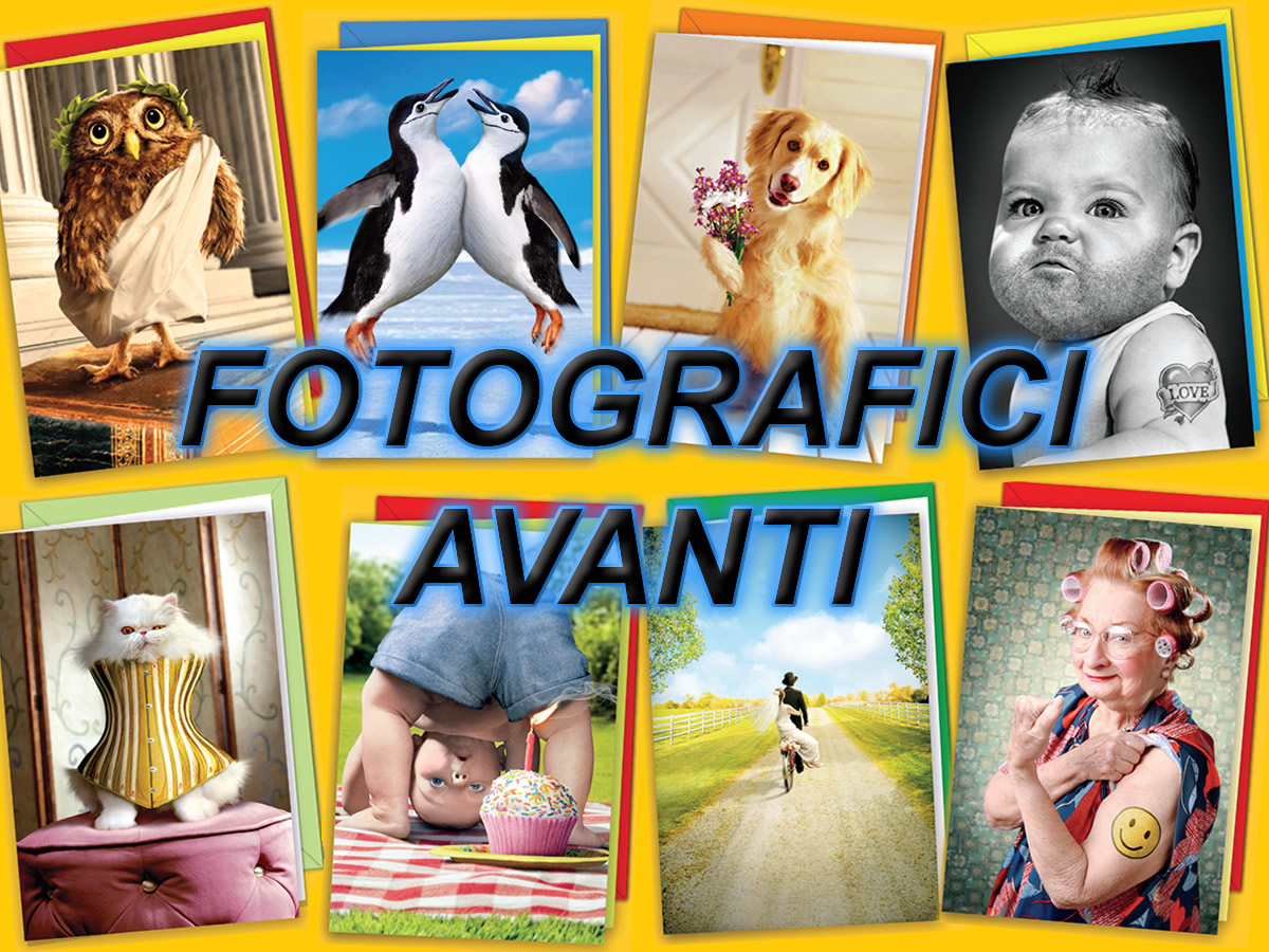 BIGLIETTI FOTOGRAFICI AVANTI