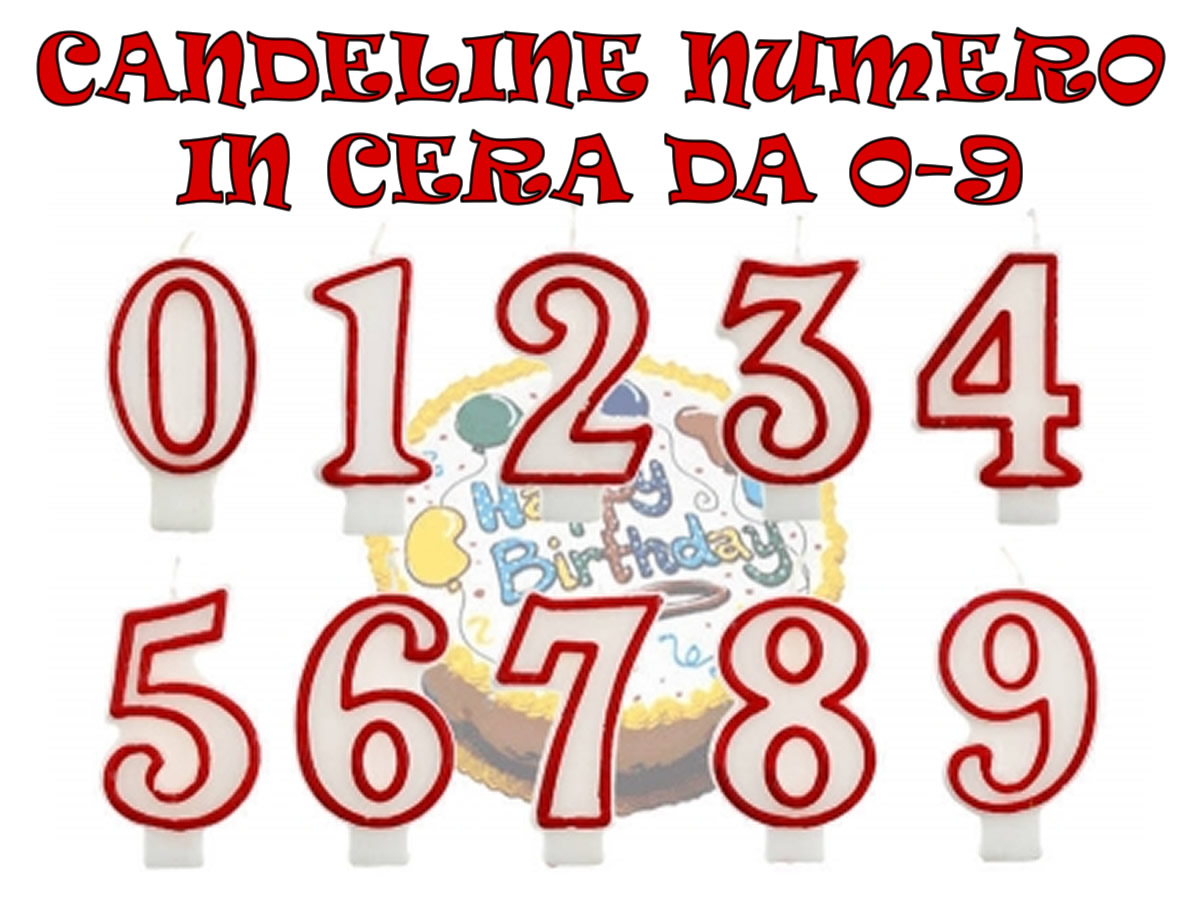 CANDELINE NUMERI 0-9