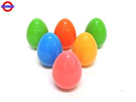 UOVO PLASTICA CONTENITORE 6 COLORI CM.08