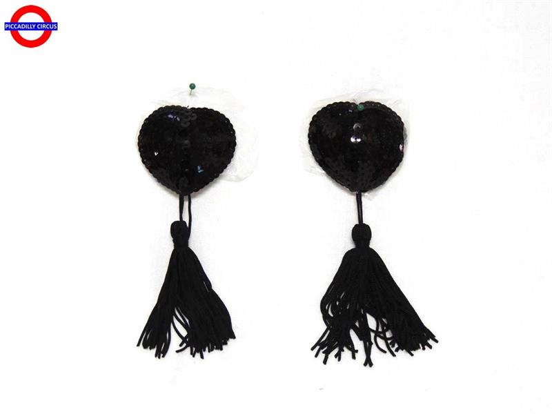 COPRICAPEZZOLI GLAM CUORE NERO