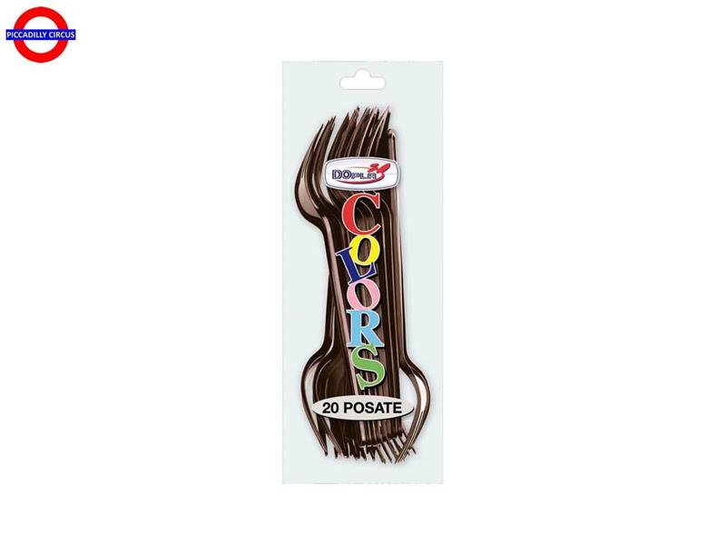 COLORS CHOCOLATE FORCHETTE CF.20 PEZZI