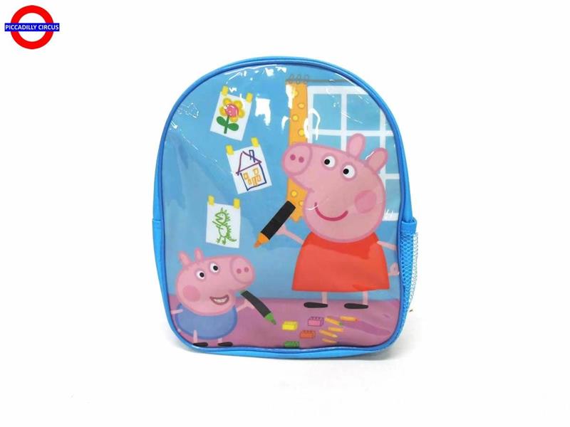 ZAINO ASILO PEPPA PIG BLU CM.28