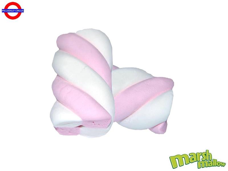 MARSH MALLOW ESTRUSO TRECCIA BIANCA-ROSA BS.1 KG