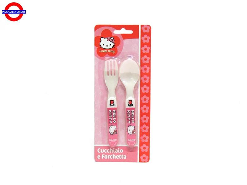 SET 2 POSATE HELLO KITTY POIS