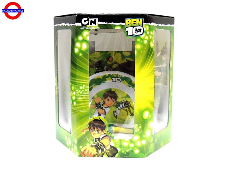 SET PAPPA BEN TEN VERDE CF.4 PEZZI