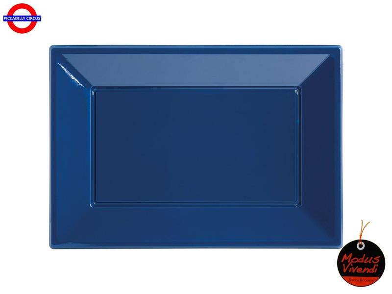 MODUS VIVENDI BLU VASSOIO CM.23X32 CF.3 PEZZI