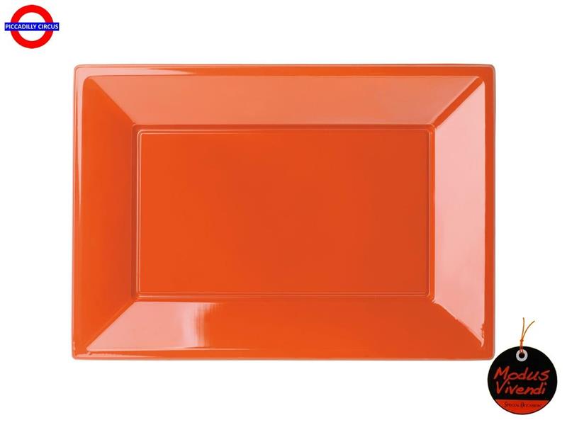 MODUS VIVENDI ARANCIO VASSOIO CM.23X32 CF.3 PEZZI