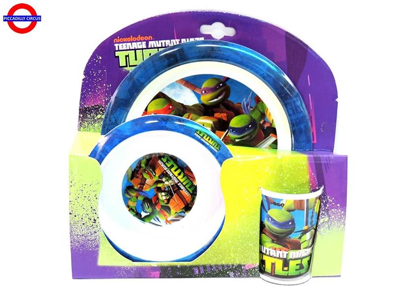 SET PAPPA NINJA TURTLES CF.3 PEZZI