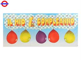 1°COMP. BANNER CON PALLONCINI IL MIO BAT