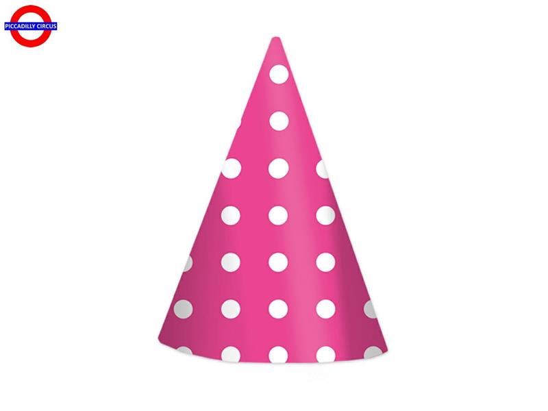 BUON COMPLEANNO POIS 6 CAPPELLINI FUXIA