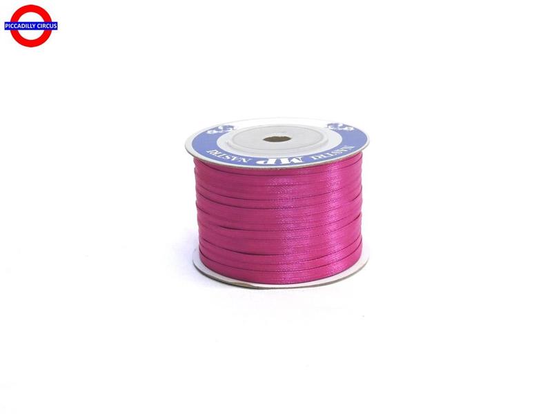 NASTRO RASO mm03X100m FUXIA