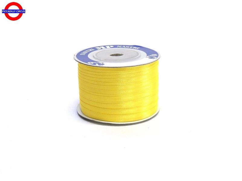 NASTRO RASO mm03X100m GIALLO