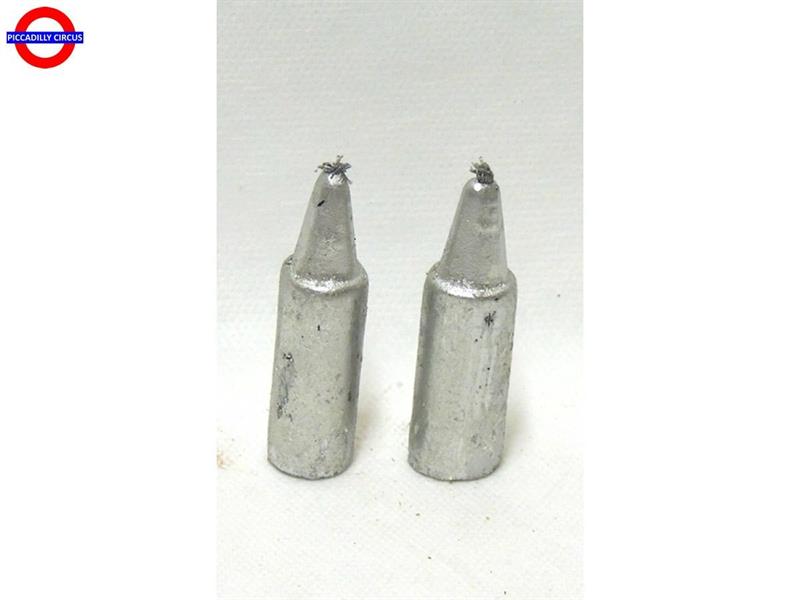 CANDELA ARGENTO CM. 1,5X6