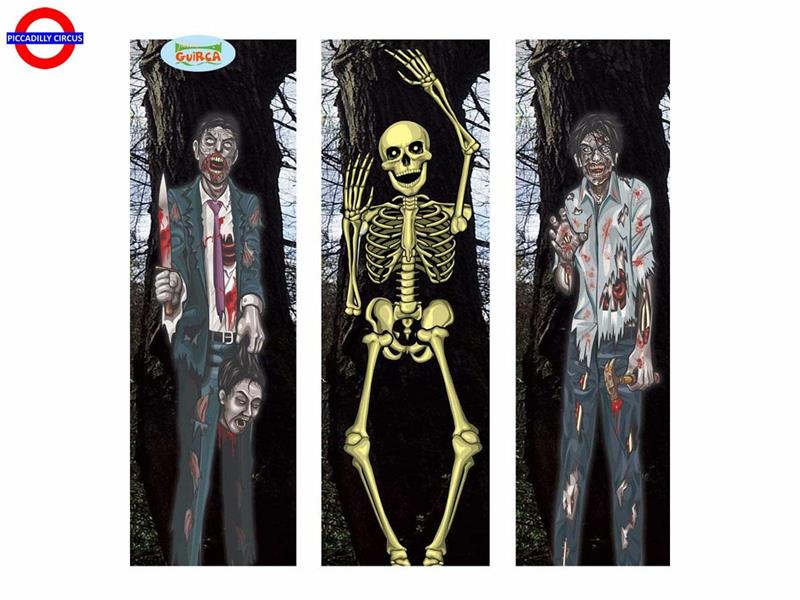 FESTONE DECORO HALLOWEEN CM.35X152 3 SOGGETTI