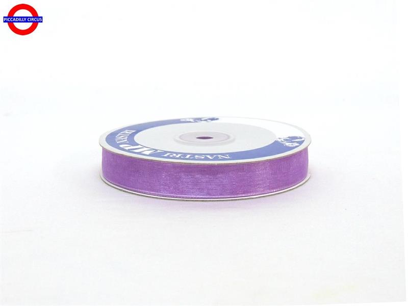 NASTRO ORGANZA mm15X50m VIOLA CHIARO (LILLA)