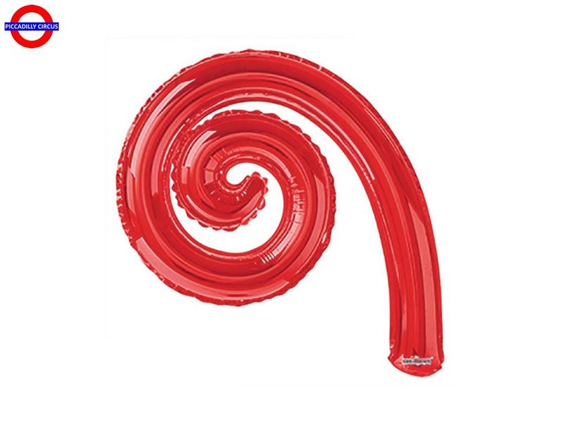 MYLAR KURLY SPIRAL 14 ROSSO