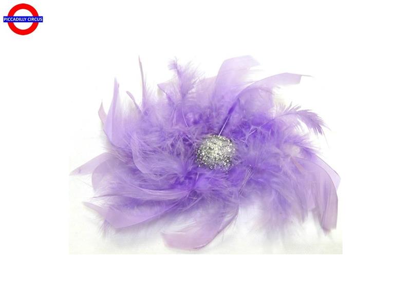 CLIP PIUME LAVANDA CM.14X14