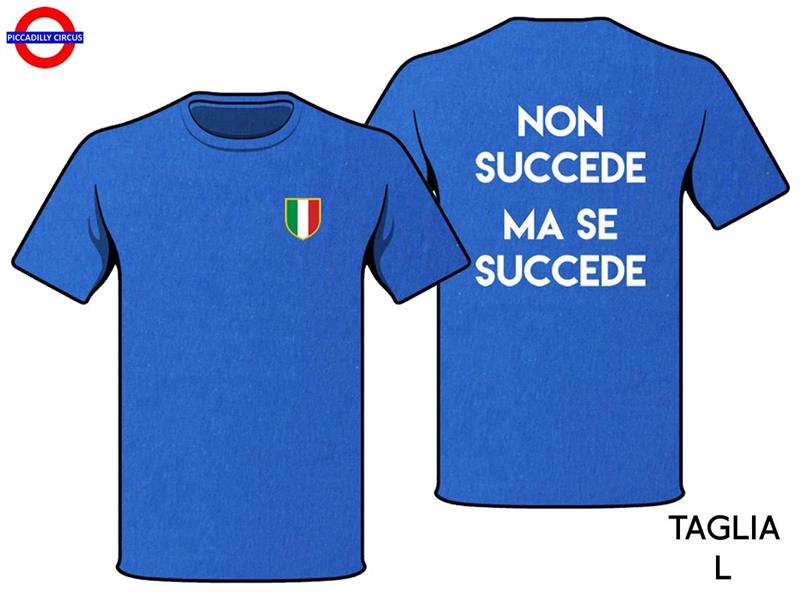 T-SHIRT ITALIA - SE SUCCEDE TG.L