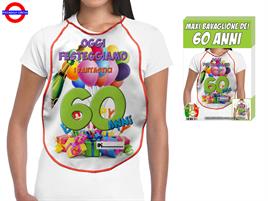 MAXI BAVAGLIONE 60 ANNI