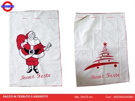 SACCO NATALE TESSUTO 60X90