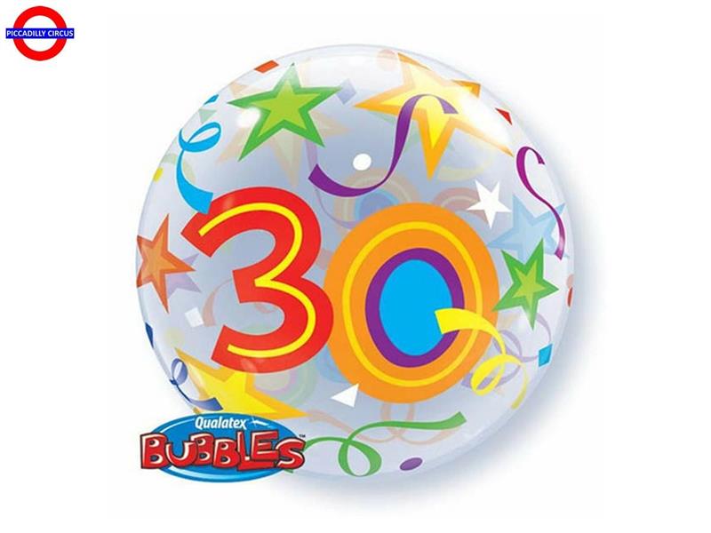 MYLAR 30 ANNI BUBBLES 22