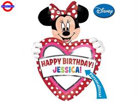  MYLAR MINNIE SUPER SHAPE PERSONALIZZABILE