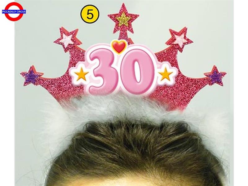 CERCHIETTO GLITTER 30 ANNI