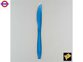 POSATE BLU TRASPARENTE COLTELLO 190mm CF.10 PEZZI