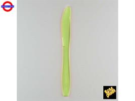 POSATE VERDE ACIDO TRASPARENTE COLTELLO 190mm CF.10 PEZZ