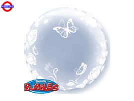 MYLAR DECO FARFALLE BUBBLES 24