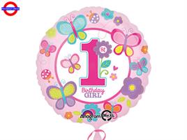 MYLAR 1°COMP. 18 BIRTHDAY GIRL
