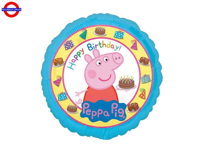  MYLAR PEPPA PIG 18 HAPPY BIRTHDAY