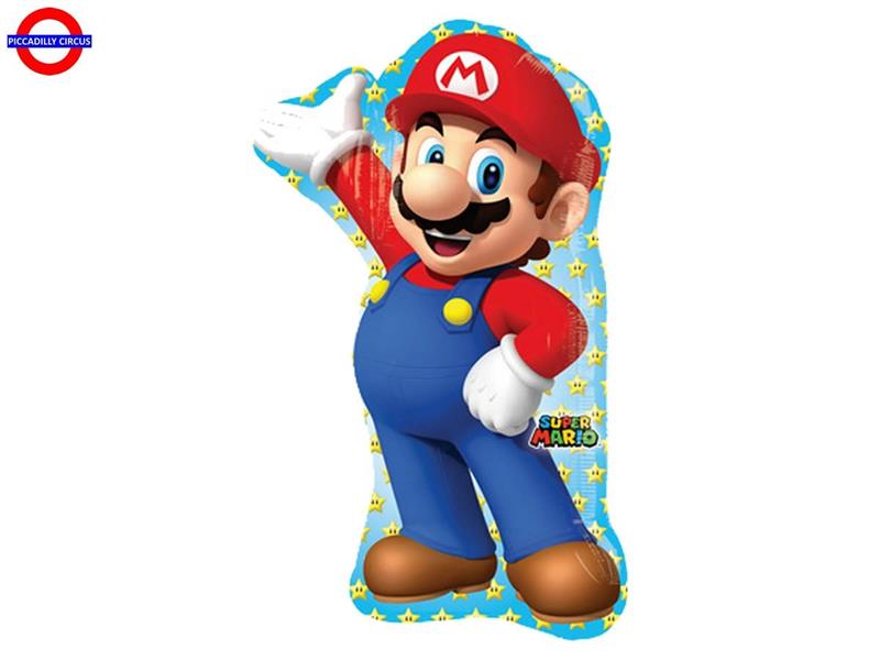  MYLAR SUPER MARIO SUPER SHAPE