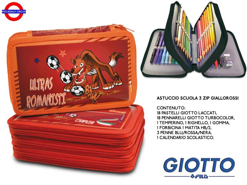 GIALLOROSSI ASTUCCIO 3 ZIP