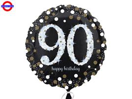 MYLAR 90 ANNI 18 OLOGRAFICO GOLD