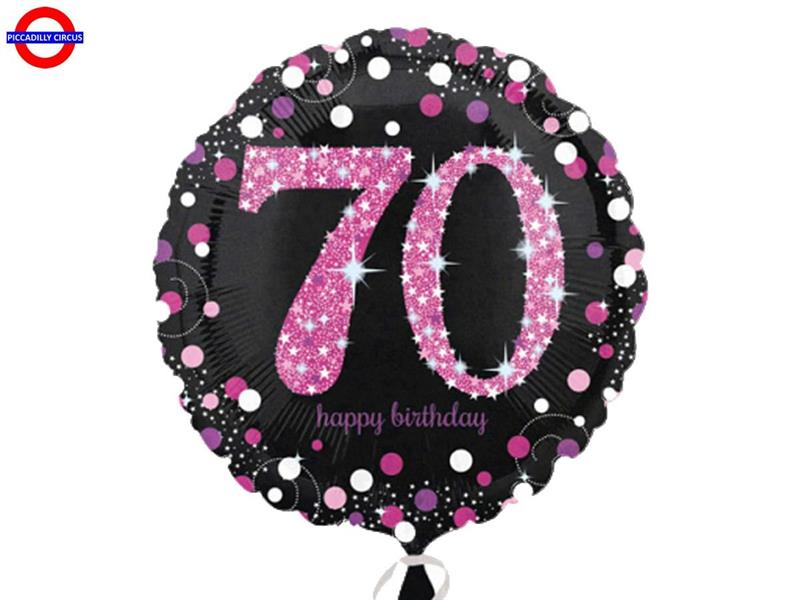 MYLAR 70 ANNI 18 OLOGRAFICO PINK