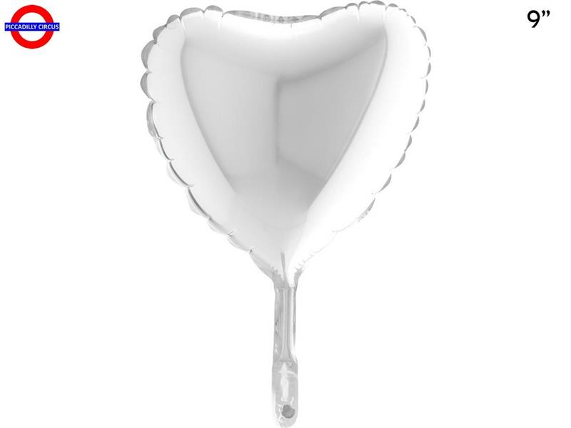 MYLAR CUORE 09 BIANCO