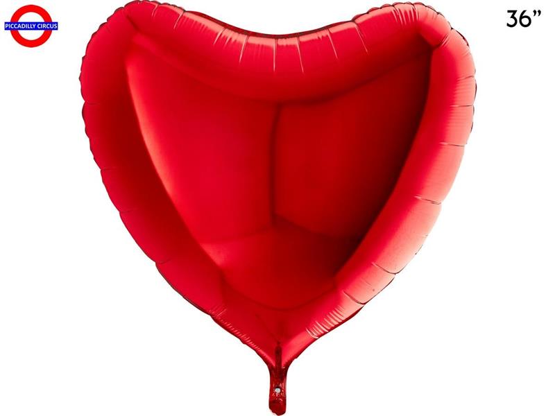 MYLAR CUORE 36 ROSSO