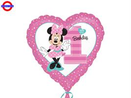  MYLAR MINNIE 18 CUORE 1°COMP.