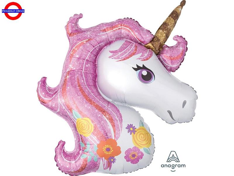 MYLAR UNICORNO MAGICO SUPER SHAPE 32