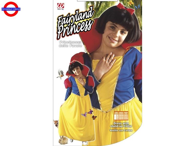 COSTUME PRINCIPESSA DELLA FAVOLE ECO - BIMBA 05-07 ANNI