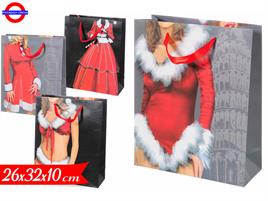 SHOPPER NATALE MISS CHRISTMAS 26X32X10