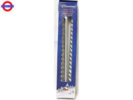 CANDELA TORTIGLIONE ARGENTO CM.1,5X12 CF.2 PEZZI