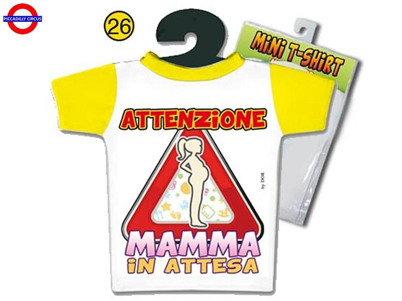 MINI T-SHIRT CON VENTOSA MAMMA IN ATTESA