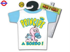 MINI T-SHIRT CON VENTOSA PRINCIPE A BORDO