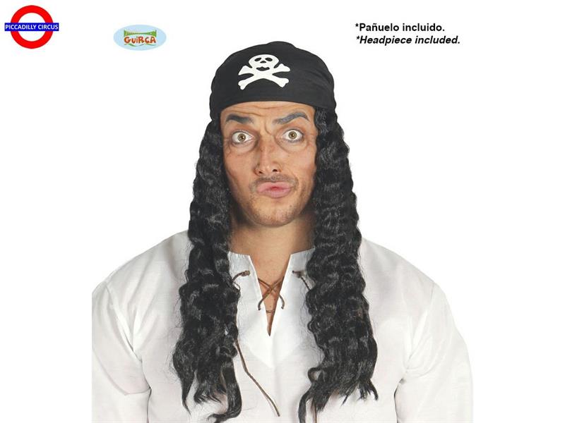 PARRUCCA PIRATA CON BANDANA