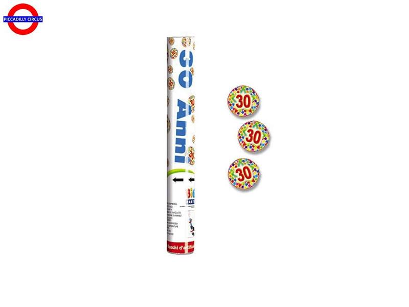 SPARACORIANDOLI STAMPATI 30 ANNI CM.30